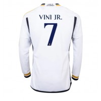 Real Madrid Vinicius Junior #7 Domáci futbalový dres 2023-24 Dlhy Rukáv